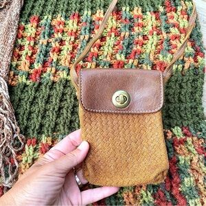 Roots woven TRIBE boho pouch/wallet on the go w rustic farmhouse cottage vibe